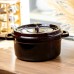 Кокотниця чавунна емальована 4,5 л, бургунді Yiwu HP-FLG-11 burgundy Кокотниця чавунна емальована 4,5 л, бургунді Yiwu HP-FLG-11 burgundy