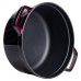 Кокотниця чавунна емальована 4,5 л, бургунді Yiwu HP-FLG-11 burgundy Кокотниця чавунна емальована 4,5 л, бургунді Yiwu HP-FLG-11 burgundy