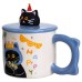 Кубок порцелянова з кришкою Kitten's Birthday 400 (мл) подарункова кружка прикольна чашка для дітей на подарунок Синій FM-24A Кубок порцелянова з кришкою Kitten's Birthday 400 (мл) подарункова кружка прикольна чашка для дітей на подарунок Синій FM-24A