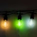 Гірлянда вулична у стилі ретро світлодіодна мультиколор S14 на 10 LED ламп завдовжки 5 метрів S14ML Гірлянда вулична у стилі ретро світлодіодна мультиколор S14 на 10 LED ламп завдовжки 5 метрів S14ML