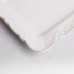 Блюдо сервірувальне прямокутне порцелянове Pearl 30,5 см Yiwu HP-HK-C11