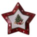 Блюдо сервірувальне новорічне Christmas 25.5 см для закусок Yiwu HP-SDHK-19 Блюдо сервірувальне новорічне Christmas 25.5 см для закусок Yiwu HP-SDHK-19