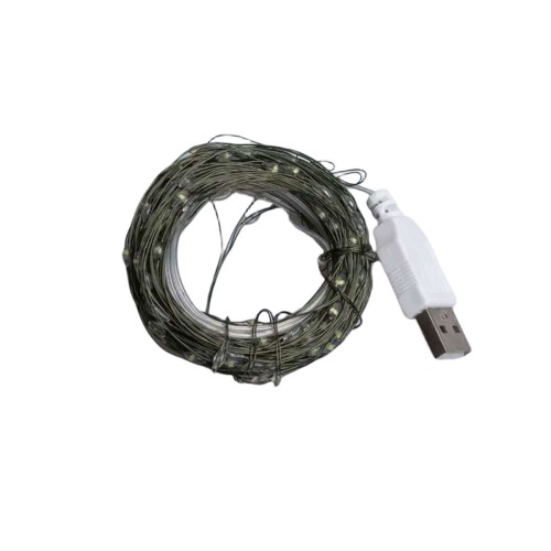 Гірлянда роса 20 метрів USB на 200 led світлодіодів крапля на зеленому дроті мультиколор USB200L20MGML Гірлянда роса 20 метрів USB на 200 led світлодіодів крапля на зеленому дроті мультиколор USB200L20MGML