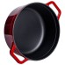 Кокотниця чавунна емальована 5,5 л, червоний Yiwu HP-FLG-5 RED