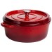 Кокотниця чавунна емальована 7,5 л, червоний Yiwu HP-FLG-7 RED Кокотниця чавунна емальована 7,5 л, червоний Yiwu HP-FLG-7 RED