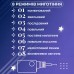 Гірлянда штора світлодіодна GarlandoPro зірка та ялинка 120LED 3х0,9 м 8 режимів Білий 1733071W