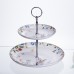 Етажерка Garden Rabbits порцелянова для фруктів та десертів 23*24 см HP-7323-6 Етажерка Garden Rabbits порцелянова для фруктів та десертів 23*24 см HP-7323-6