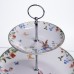 Етажерка Garden Rabbits порцелянова для фруктів та десертів 23*24 см HP-7323-6 Етажерка Garden Rabbits порцелянова для фруктів та десертів 23*24 см HP-7323-6