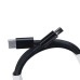 Кабель для зарядження USB-С шнур 2м чорний UR522
