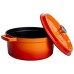 Кокотниця чавунна емальована 4,5 л, помаранчевий Yiwu HP-FLG-4 ORANGE Кокотниця чавунна емальована 4,5 л, помаранчевий Yiwu HP-FLG-4 ORANGE
