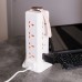 Мережевий фільтр подовжувач 4.8 м з лампою на 12 універсальних розеток з 2 USB 1 Type-C бездротова зарядка HP-5-11MF Мережевий фільтр подовжувач 4.8 м з лампою на 12 універсальних розеток з 2 USB 1 Type-C бездротова зарядка HP-5-11MF