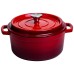 Кокотниця чавунна емальована 4,5 л, червоний Yiwu HP-FLG-4 RED Кокотниця чавунна емальована 4,5 л, червоний Yiwu HP-FLG-4 RED