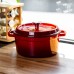 Кокотниця чавунна емальована 4,5 л, червоний Yiwu HP-FLG-4 RED Кокотниця чавунна емальована 4,5 л, червоний Yiwu HP-FLG-4 RED