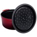 Кокотниця чавунна емальована 4,5 л, червоний Yiwu HP-FLG-4 RED Кокотниця чавунна емальована 4,5 л, червоний Yiwu HP-FLG-4 RED