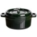 Кокотниця чавунна емальована 2,5 л, малахіт HP-FLG-9 green Кокотниця чавунна емальована 2,5 л, малахіт HP-FLG-9 green