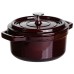 Кокотниця чавунна емальована 2 л, бургунді Yiwu HP-FLG-8 burgundy