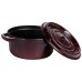 Кокотниця чавунна емальована 4 л, бургунді Yiwu HP-FLG-10 burgundy