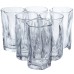 Набір склянок для напоїв Crinkle Glass 6 штук по 270 мл HP-17-62