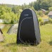 Намет душ-туалет для кемпінгу автомат 120×120×190 (см) тент для душу та туалету туристичний LU-015DB Чорний
