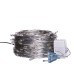Новорічна гірлянда кімнатна нитка 22 м 220 LED білий провід Жовтий W220LED22MWY Новорічна гірлянда кімнатна нитка 22 м 220 LED білий провід Жовтий W220LED22MWY