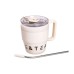 Термочашка Coffee & Tea з трубочкою бежева HP-14-23BE