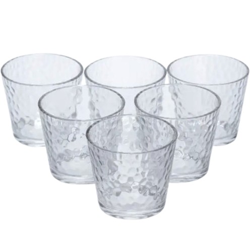 Набір склянок для напоїв Textured Tumbler 6 штук по 140 мл HP-17-17