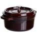 Кокотниця чавунна емальована 2,5 л, бургунді Yiwu HP-FLG-9 burgundy Кокотниця чавунна емальована 2,5 л, бургунді Yiwu HP-FLG-9 burgundy