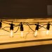 Гірлянда вулична у стилі ретро світлодіодна жовта S14 на 10 LED ламп завдовжки 5 метрів S14Y