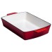 Форма для запікання чавунна 3 л червоний Yiwu HP-FLG-16 RED
