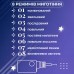 Гірлянда світлодіодна штора GarlandoPro зірка і місяць 108LED 3х0,9 м гірлянда зірка Білий 1733059W