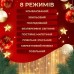 Гірлянда штора світлодіодна GarlandoPro Роса 200LED 3х2м 10 ліній 8 режимів гірлянда крапля роси Жовтий 173304Y
