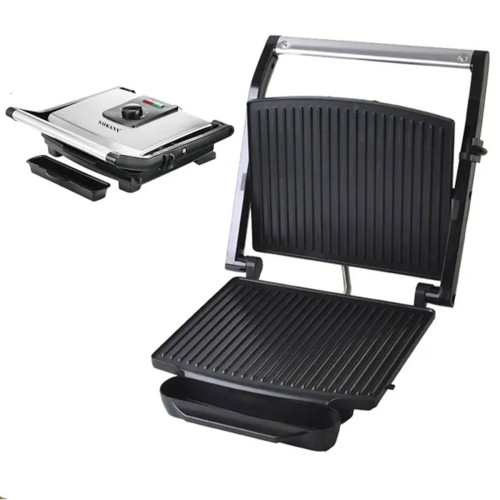 Гриль контактний Sokany KJ202SS 2000 Вт