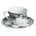 Столовий набір посуду 32 предмети на 6 осіб Vintage Elegant порцеляновий Зелений YY78-7A