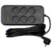 Мережевий фільтр-подовжувач 6 розеток 4 USB-A + 2USB Type-C 5м HP-5-54