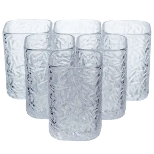 Набір склянок для напоїв Matrix Glass 6 штук по 195 мл HP-17-42 Набір склянок для напоїв Matrix Glass 6 штук по 195 мл HP-17-42