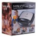 Бутербродниця Sokany SK-902 Sandwich Maker Set 750W Бутербродниця Sokany SK-902 Sandwich Maker Set 750W