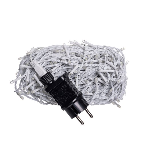 Гірлянда Нитка вулична 30 м 300 LED білий провід Синій CF300L30MWBL