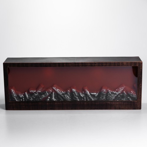 Камін декоративний з LED-підсвіткою 60*10*20 см, бронзовий Yiwu SP-26BR