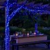 Новорічна гірлянда вулична 30 м 300 LED з сонячною батареєю чорний провід Синій SB300L30MBBL Новорічна гірлянда вулична 30 м 300 LED з сонячною батареєю чорний провід Синій SB300L30MBBL