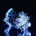 Гірлянда Кінський хвіст Мішура 1800 LED 20 ниток 3 м зелена, білий GarlandoPro D1800L3MGW Гірлянда Кінський хвіст Мішура 1800 LED 20 ниток 3 м зелена, білий GarlandoPro D1800L3MGW