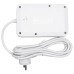 Мережевий фільтр-подовжувач 4 розетки 2xUSB-A 1xUSB-C 3м білий HP-5-45