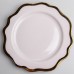 Тарілка десертна порцелянова Antique White 20 см Yiwu HKPP-8