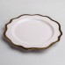 Тарілка десертна порцелянова Antique White 20 см Yiwu HKPP-8