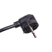 Мережевий фільтр подовжувач F06U на 6 розеток 4 USB 1 Type-C та кнопкою відключення 3 м Чорний HP-5-24